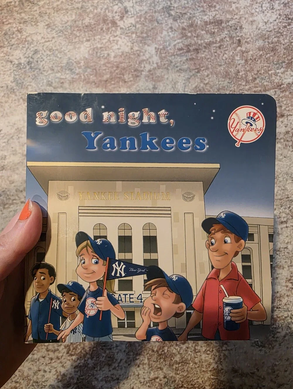 Official Good Night, Yankees - Kids Board Book (Blue)